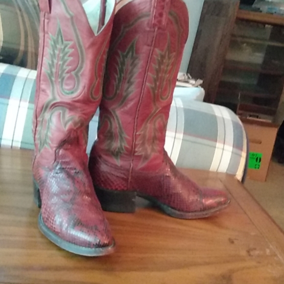 LARRY MAHAN SNAKE BOOTS. 8 - Picture 6 of 7